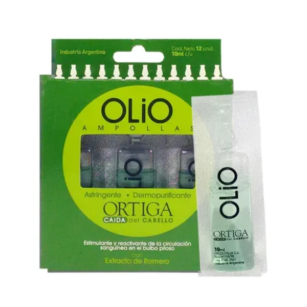 Ampolla Anti Caida Ortiga Olio 10ml x Unidad