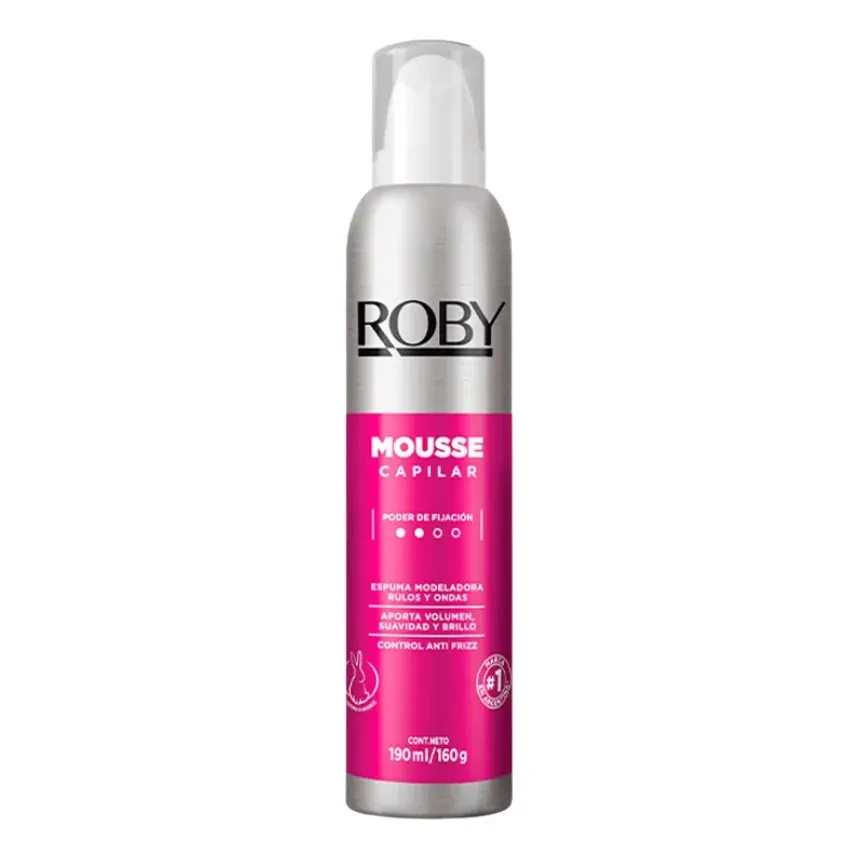 Mousse Rulos y Ondas Roby 190ml