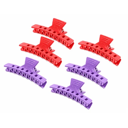 Broches Grandes Plasticos Color x6 Unidades Eurostil 50081