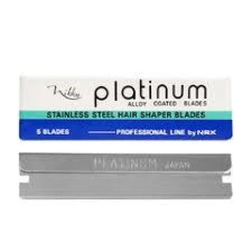 Filos Navaja Navajin Platinium Barberia Repuesto x5 Und