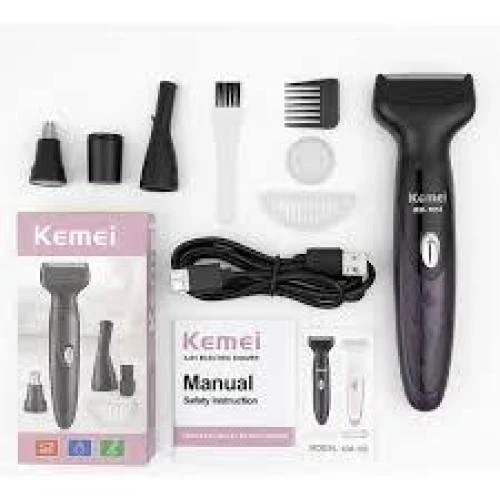 Depiladora Femenina 3 en 1 Kemei