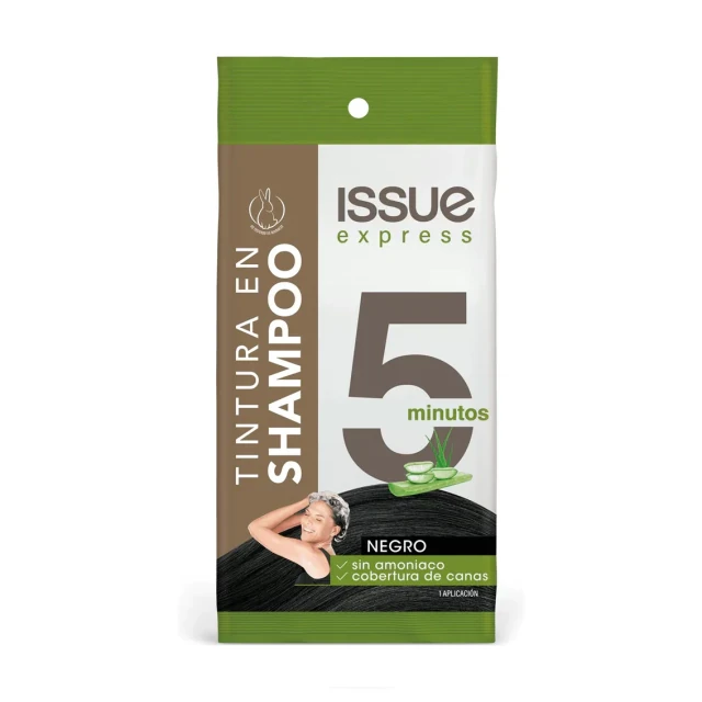 Shampoo Color 5 Minutos Issue NEGRO