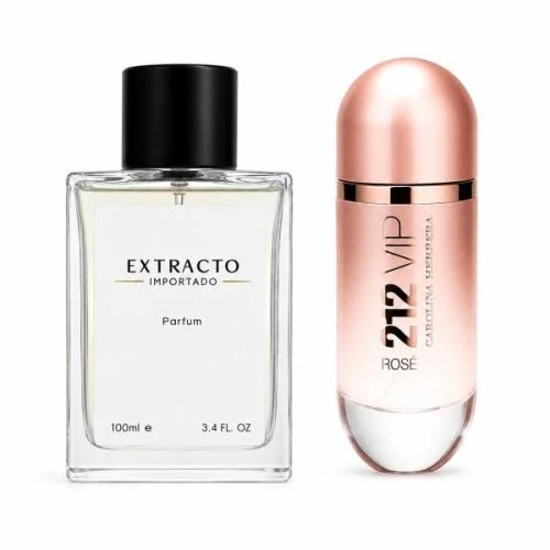 N8 Perfume Extracto 212 VIP Rose 100ml FEM