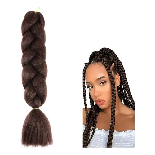 Pelo Kanekalon Largo 82" Peso 165gr Anna de Sanctis