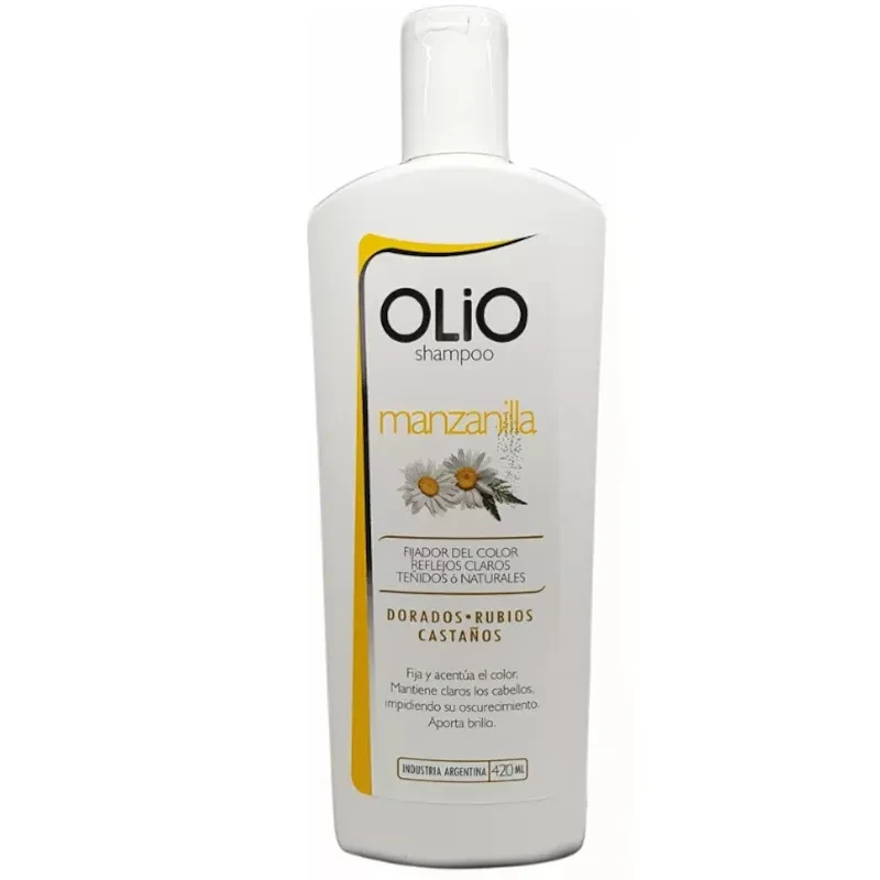 Shampoo Para Rubios Manzanilla Olio 420gr