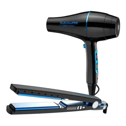 Kit Babyliss Black Plancha 4091 y Secador 2000w