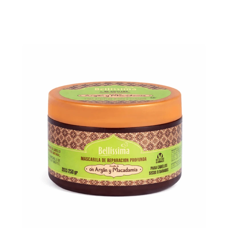 Mascara Argan Y Macadamia Bellissima 250ml