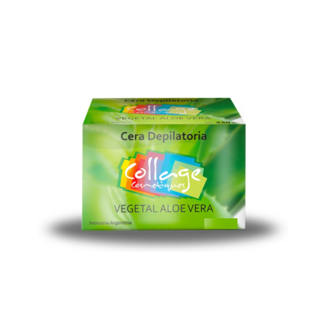 Cera Depilatoria Vegetal Aloe Vera Microondas Collage 200gr