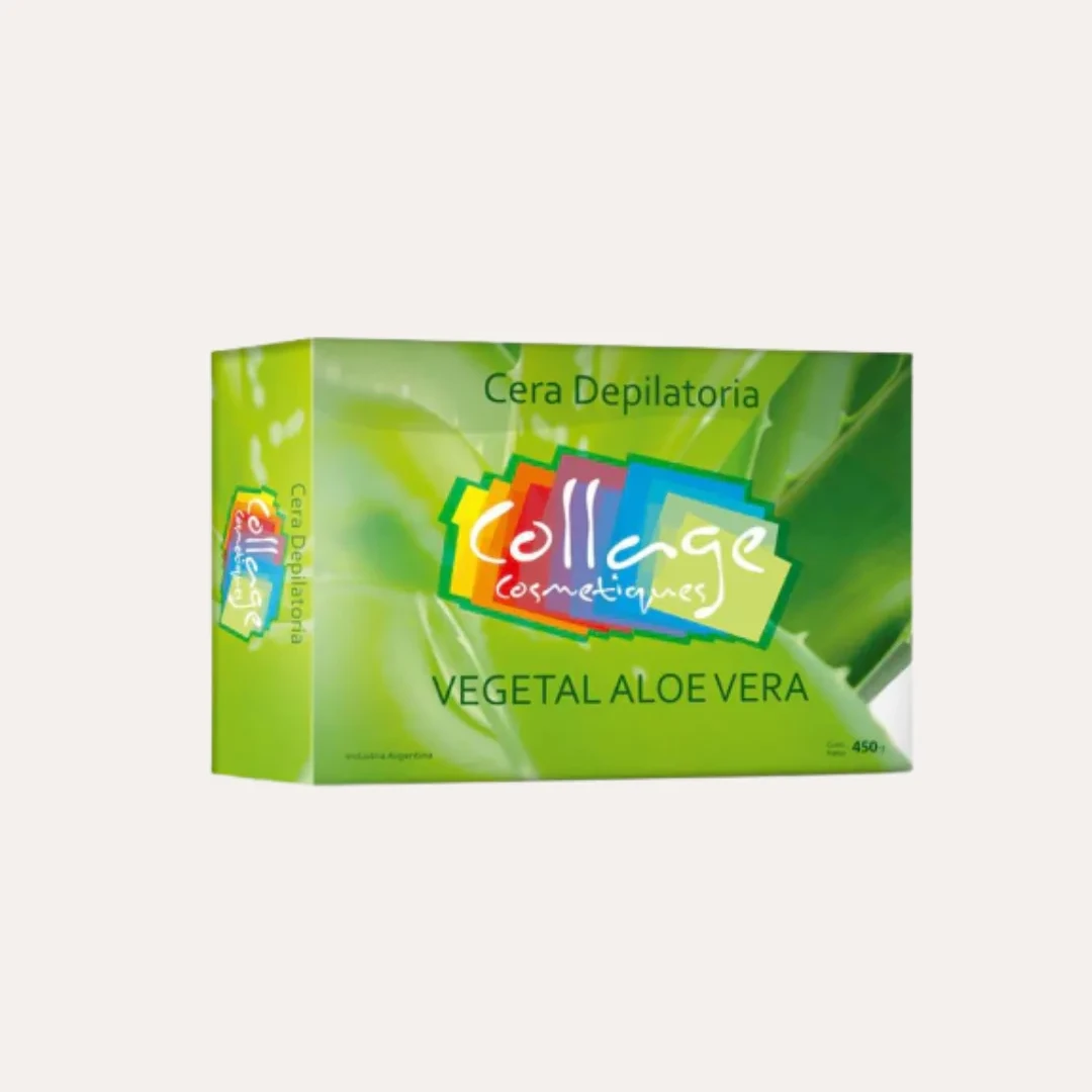 Cera Depilatoria Vegetal Aloe Vera Collage 450gr
