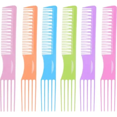 Peine Tenedor 5 Colas de Colores Eurostil 53846