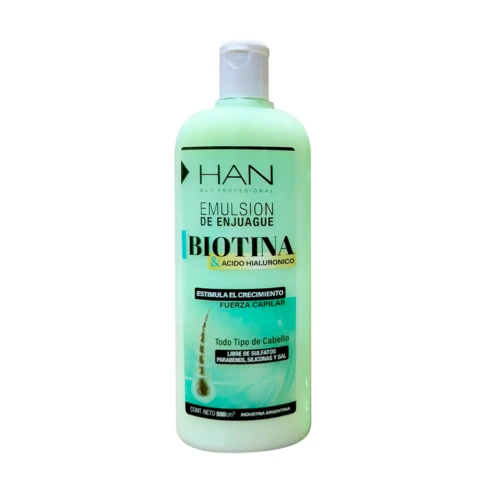 Acondicionador Biotina y Acido Hialuronico Han 500ml