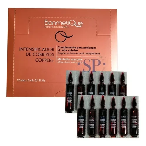 Ampolla Intensificador Cobrizo Bonmetique 3ml x Unidad