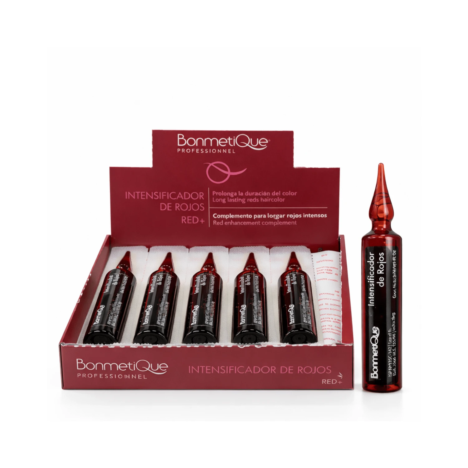Ampolla Intensificador Rojo Bonmetique 3ml x Unidad