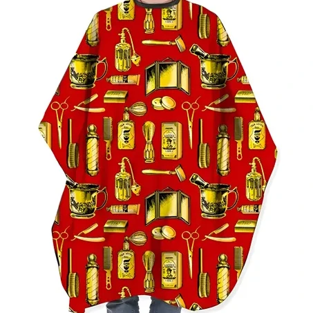 Capa de Corte Con Dibujos Roja CM006