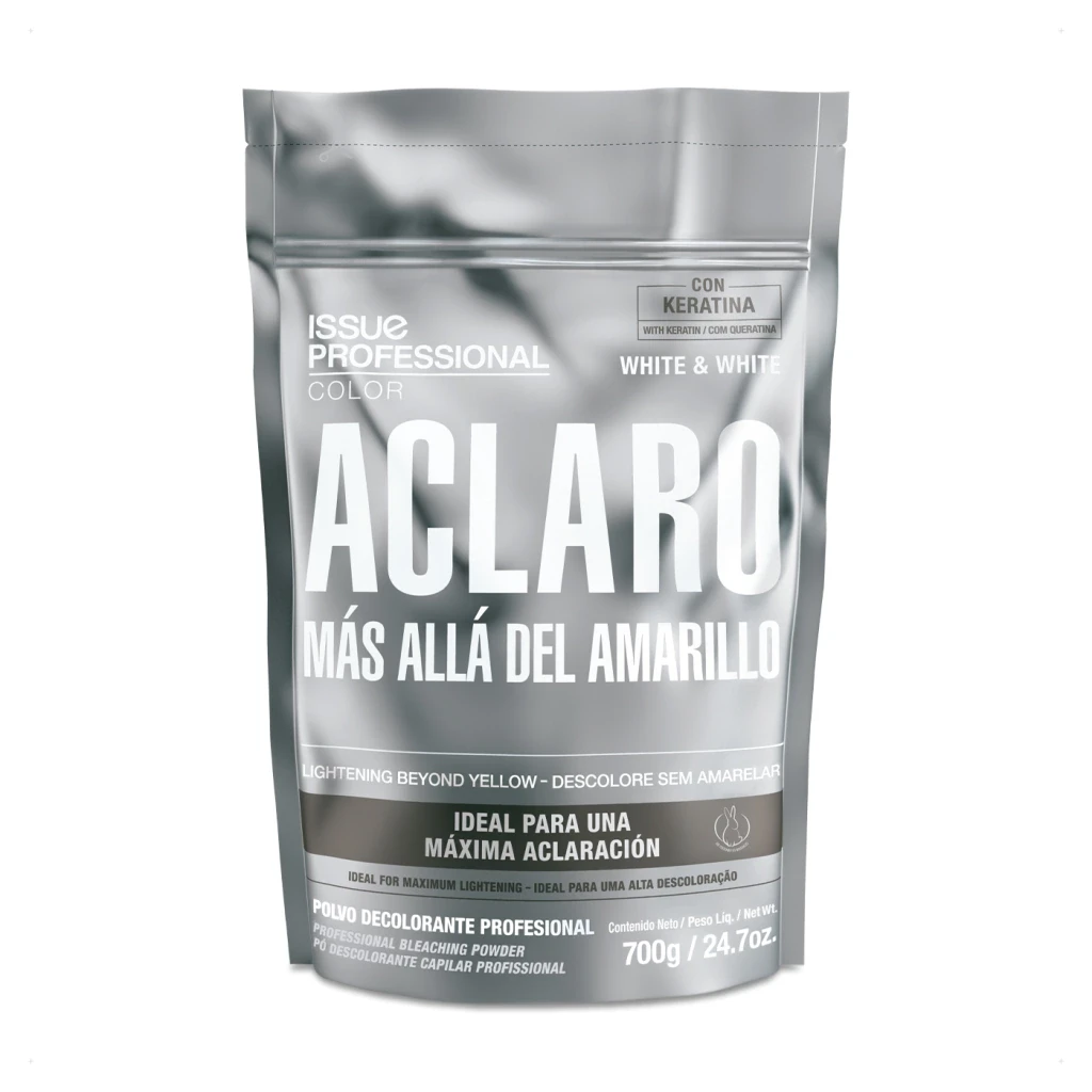 Polvo Decolorante Aclaro Mas Alla Del Amarillo Issue 700gr