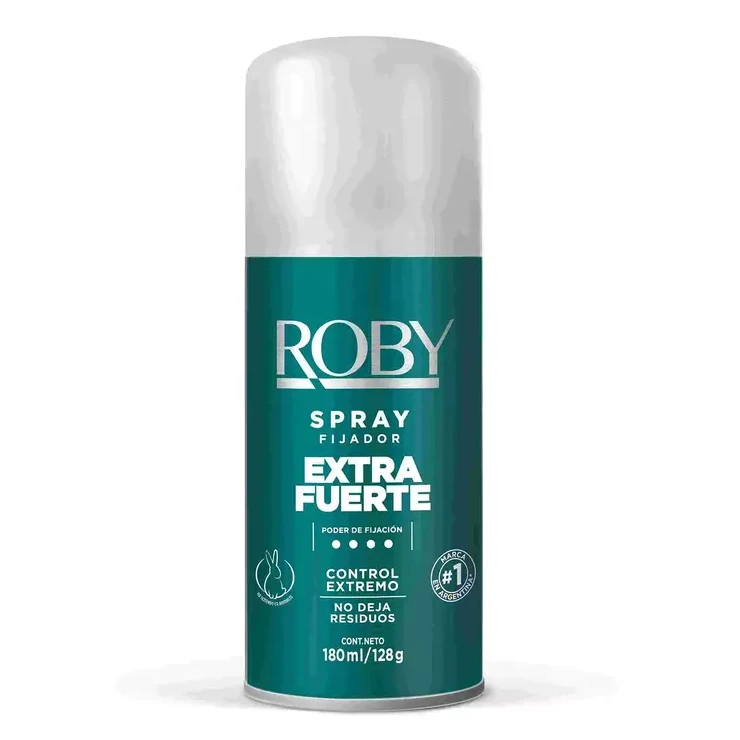 Spray Fijador Extra Fuerte Roby 180ml