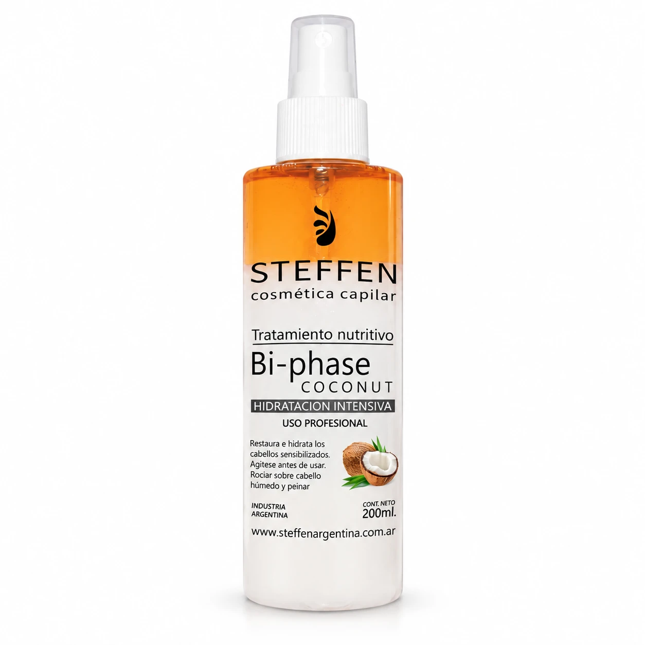 Desenredante Bifase Coconut Steffen 250ml